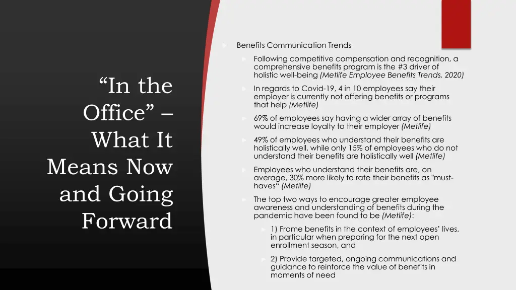 benefits communication trends