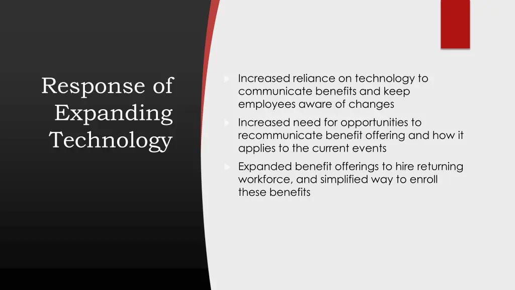 increased reliance on technology to communicate