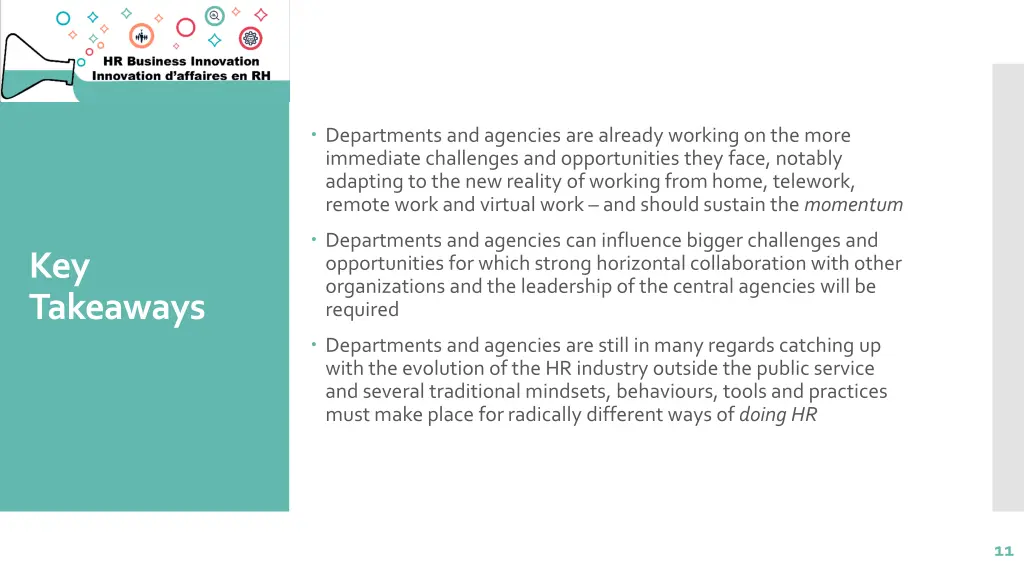 departments and agencies are already working