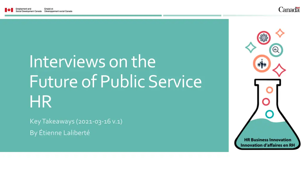 interviews on the future of public service hr
