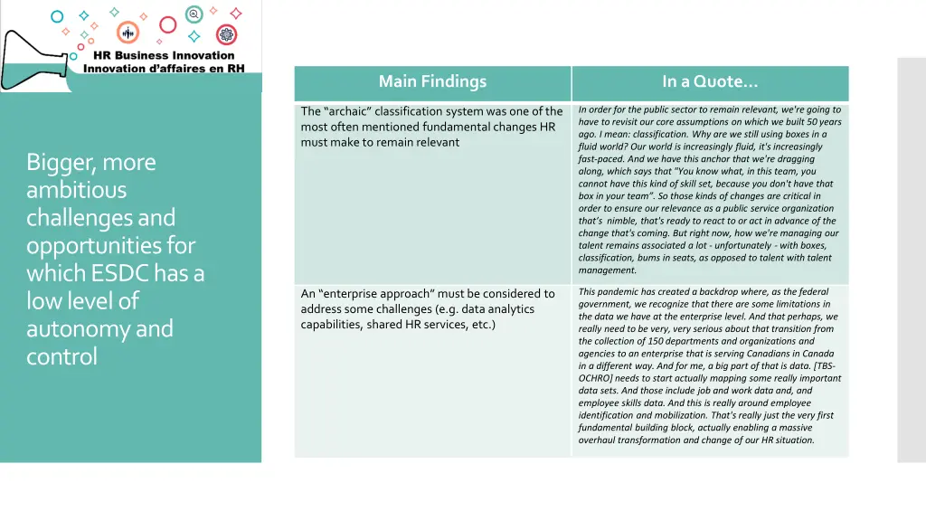 main findings 1