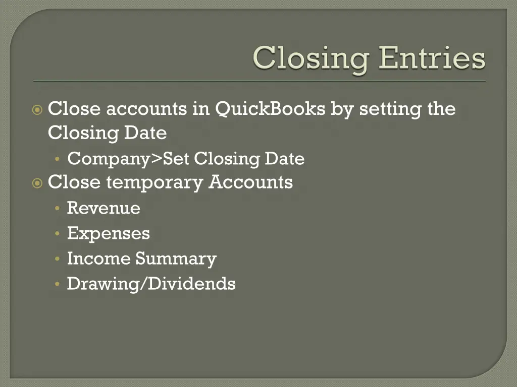 close accounts in quickbooks by setting