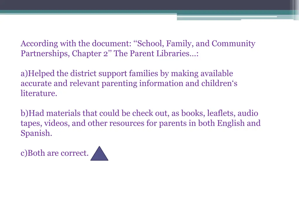 according with the document school family