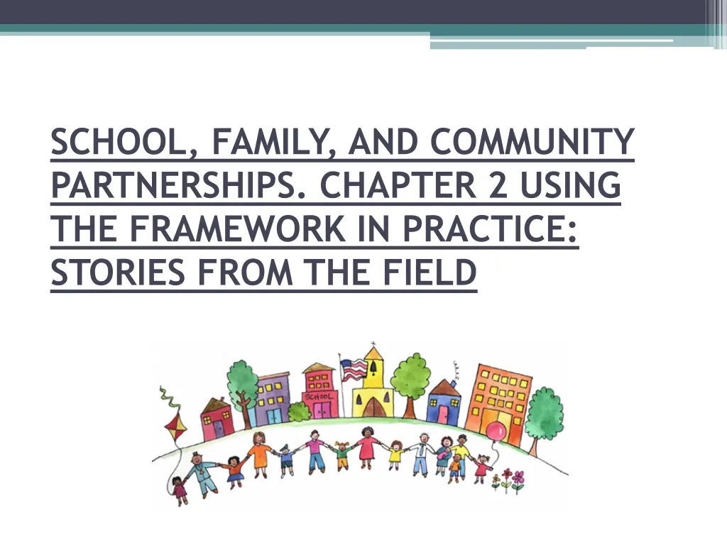 school family and community partnerships chapter 1
