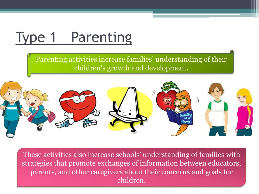 type 1 parenting