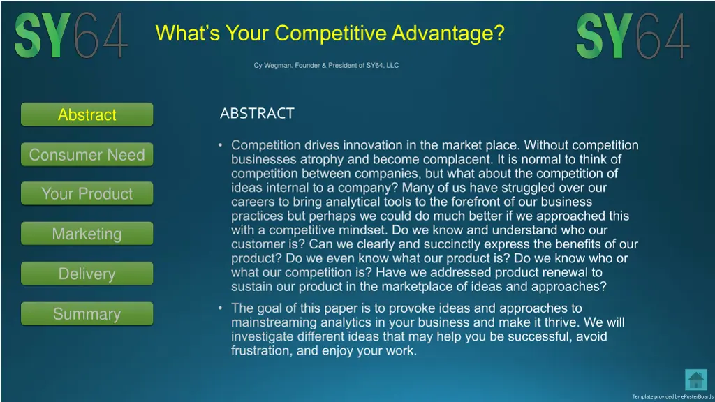 what s your competitive advantage