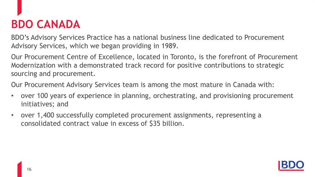 bdo canada