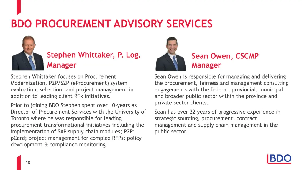bdo procurement advisory services 1