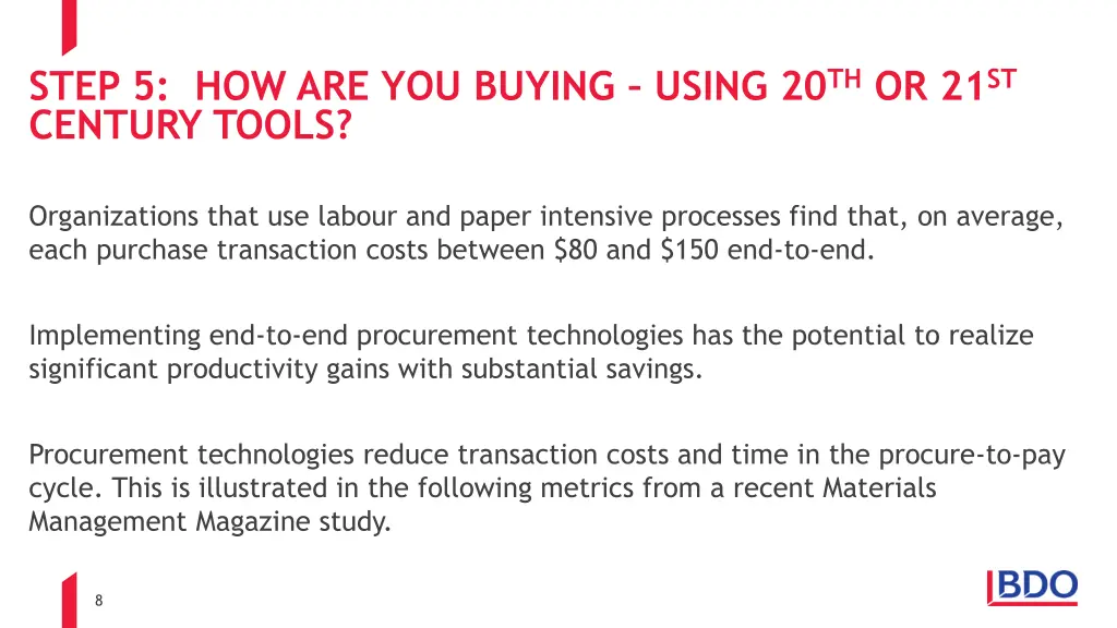 step 5 how are you buying using