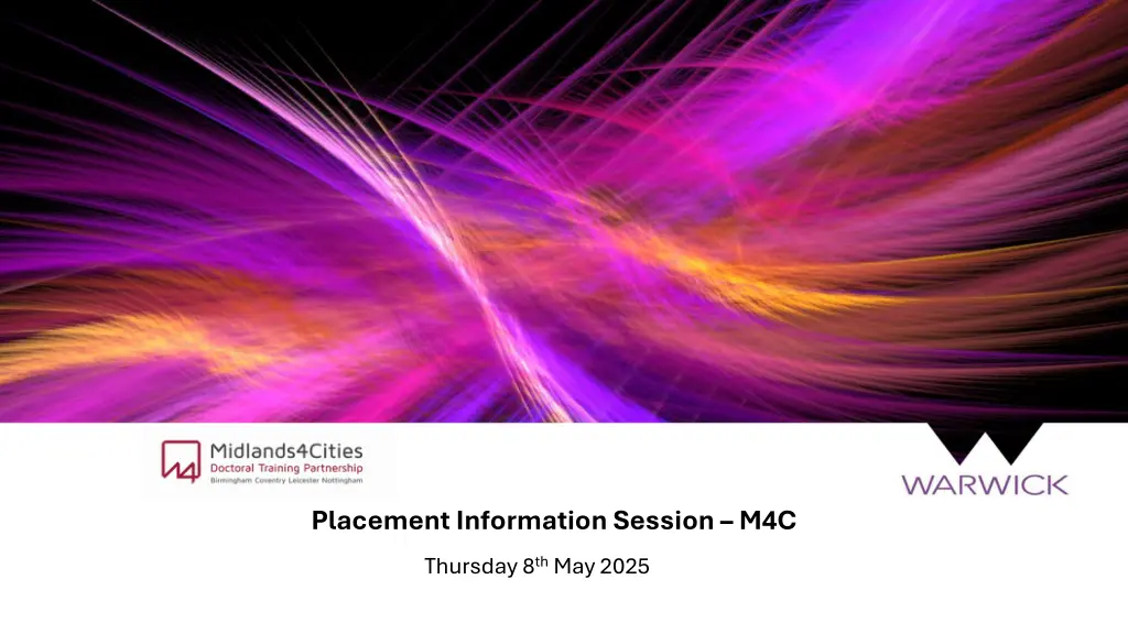 placement information session m4c