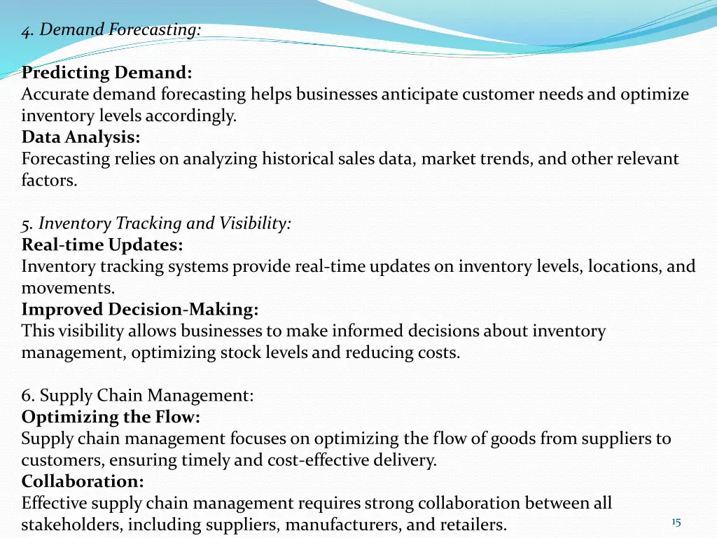 4 demand forecasting