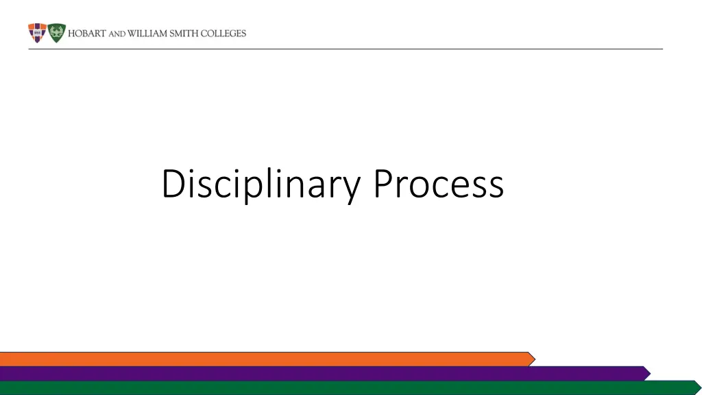 disciplinary process