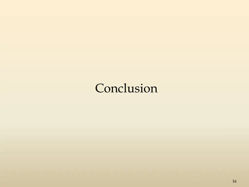 conclusion
