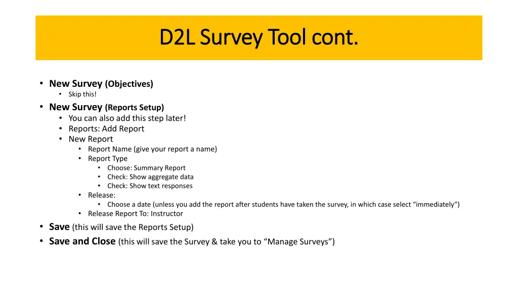 d2l survey tool cont d2l survey tool cont 1