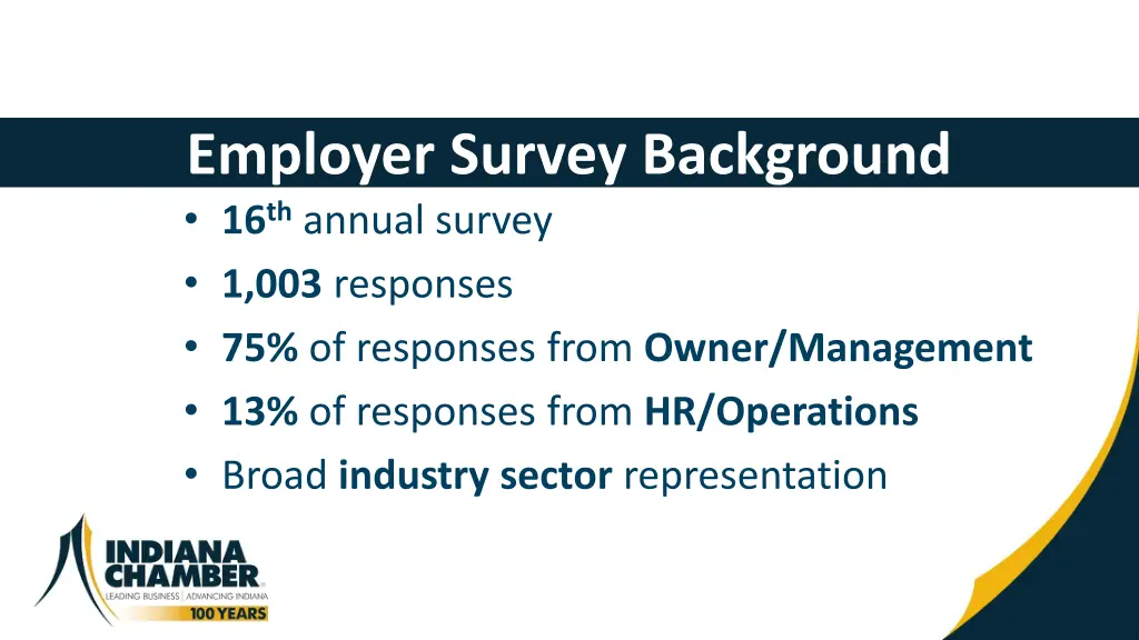 employer survey background