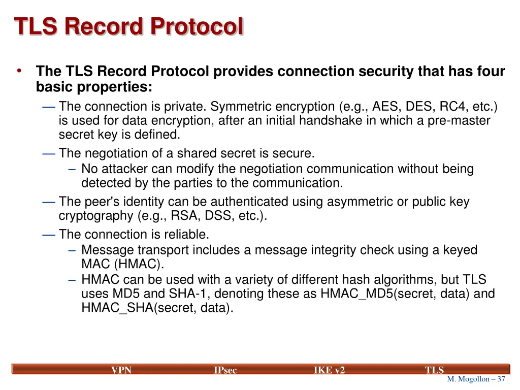 tls record protocol