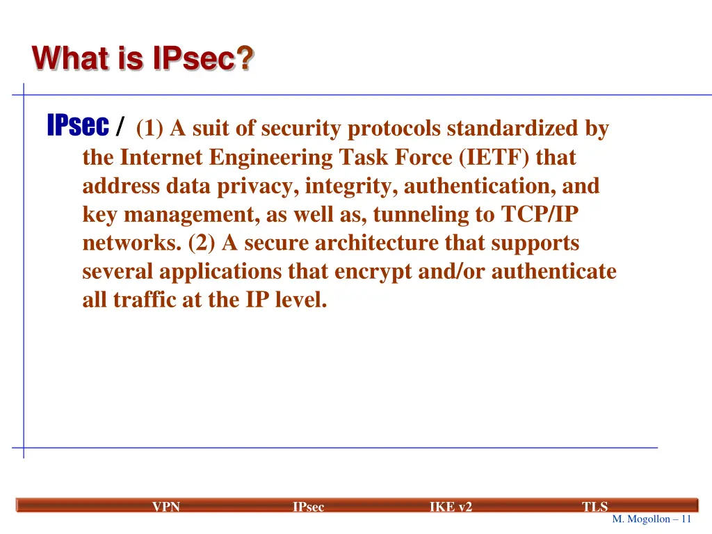 what is ipsec