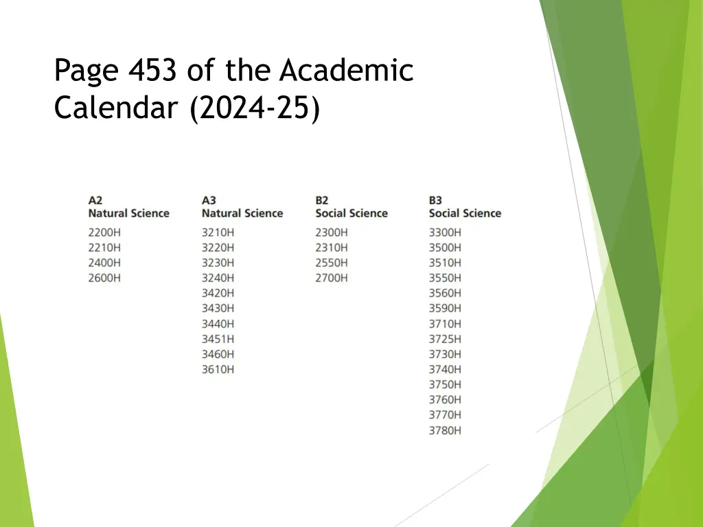 page 453 of the academic calendar 2024 25