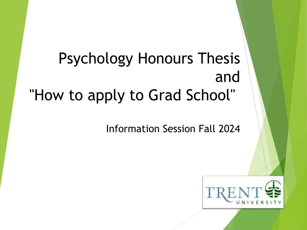 psychology honours thesis