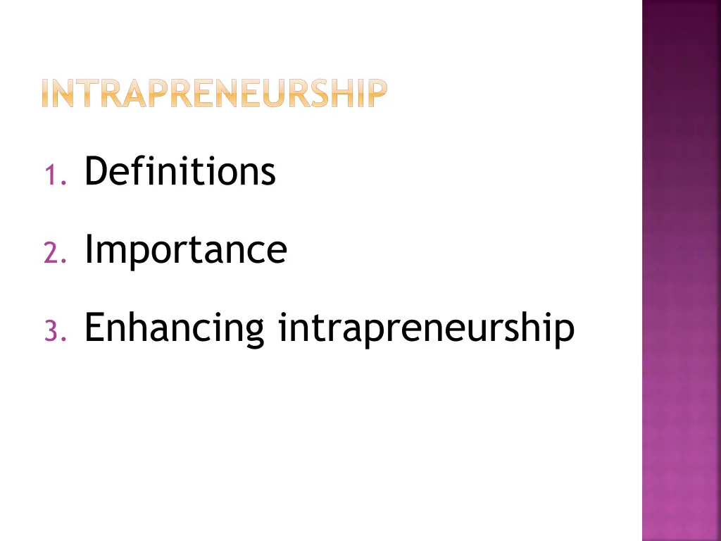 intrapreneurship