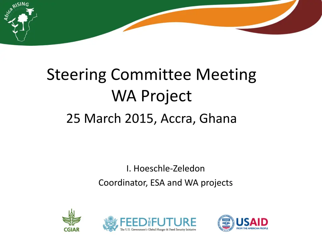 steering committee meeting wa project 25 march