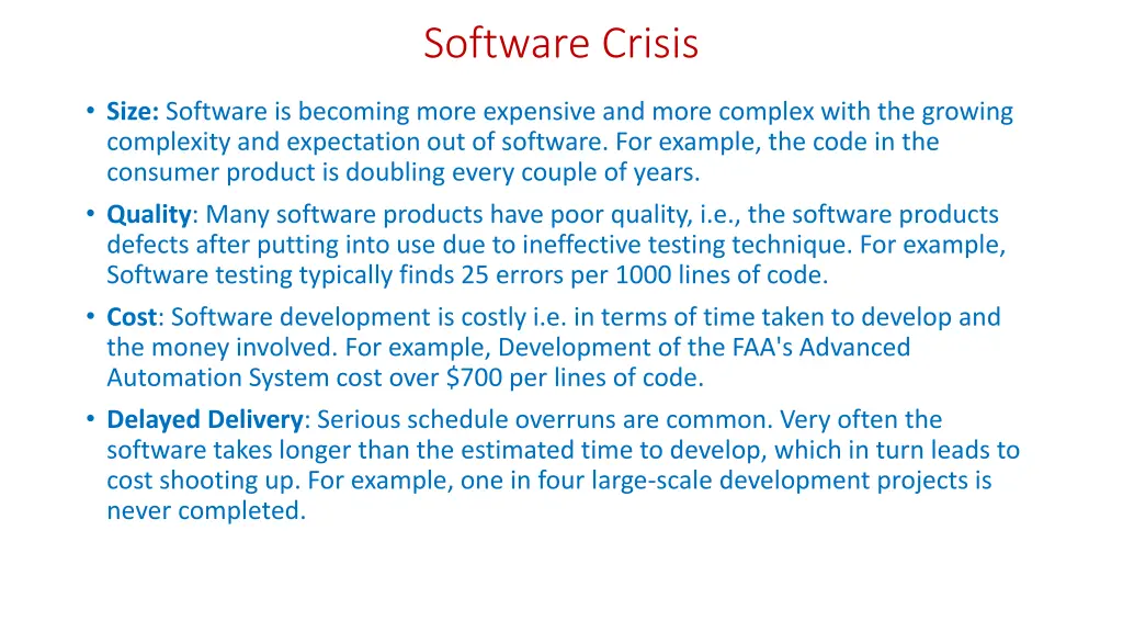software crisis