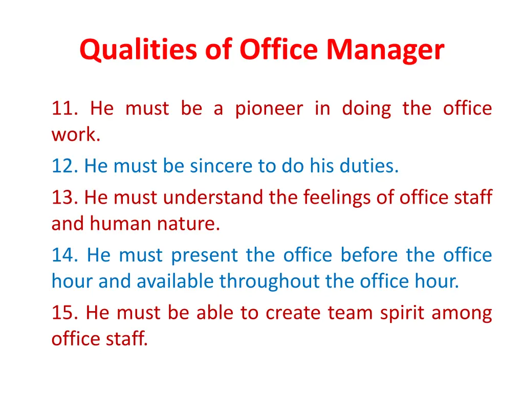 qualities of office manager 2