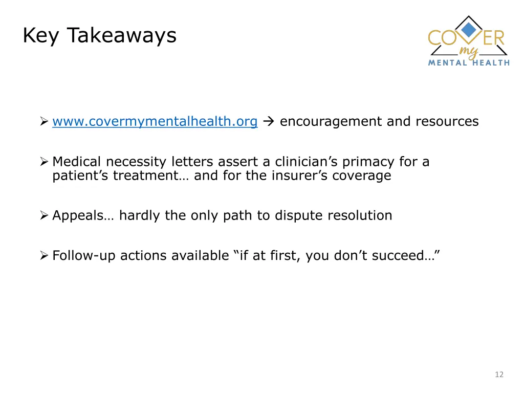 key takeaways