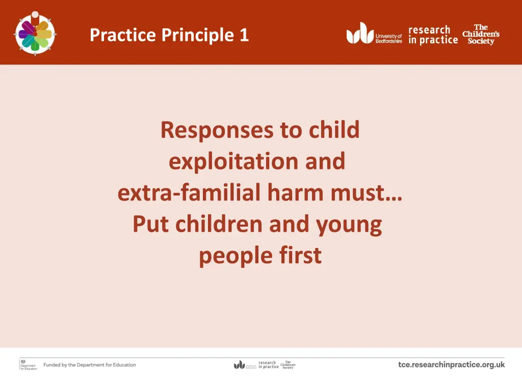 practice principle 1