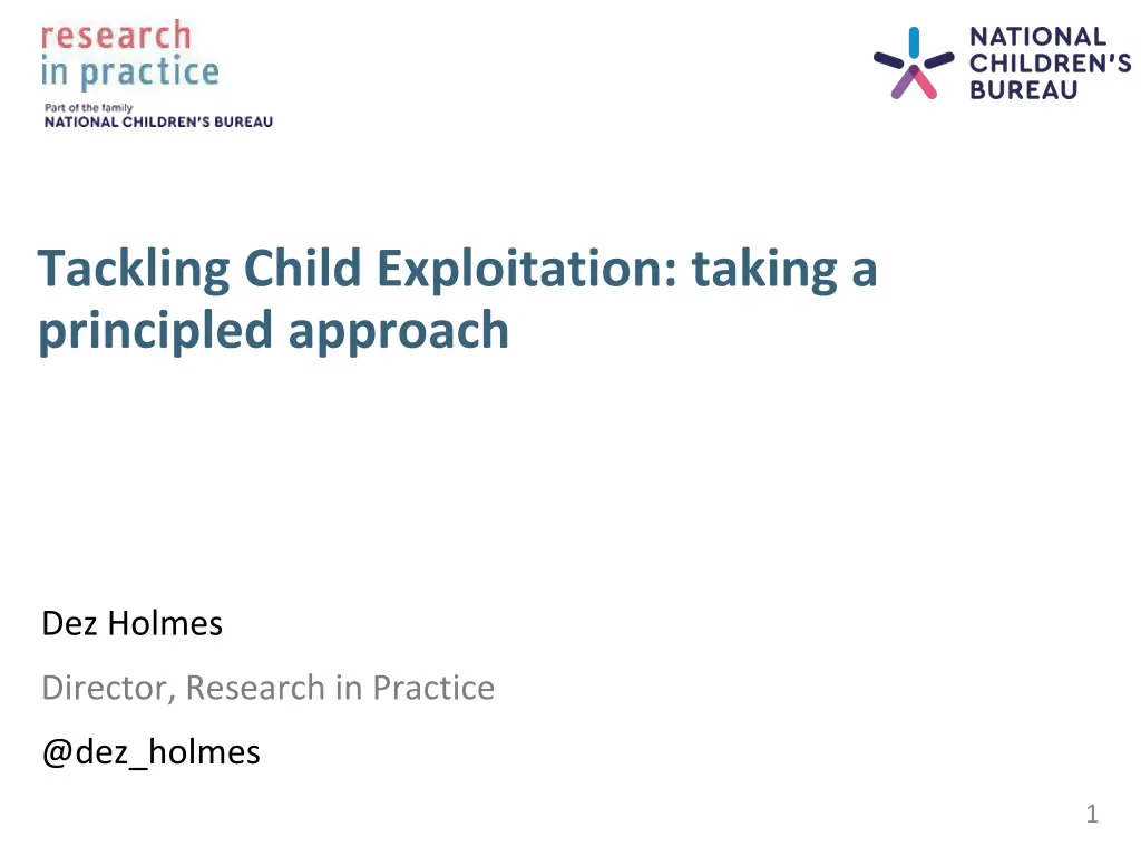 tackling child exploitation taking a principled