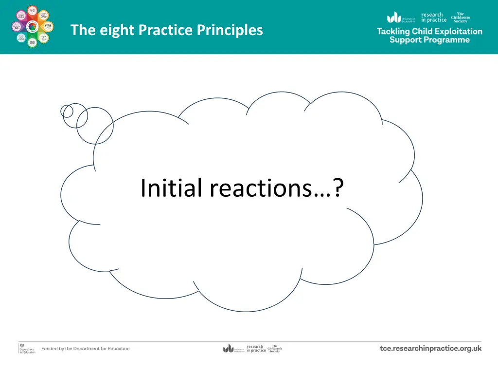 the eight practice principles