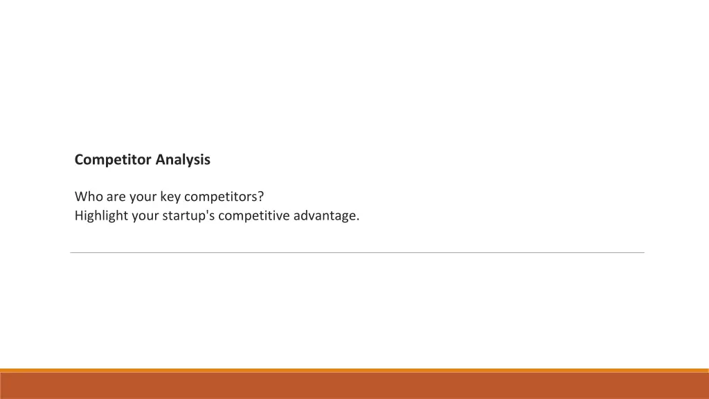 competitor analysis