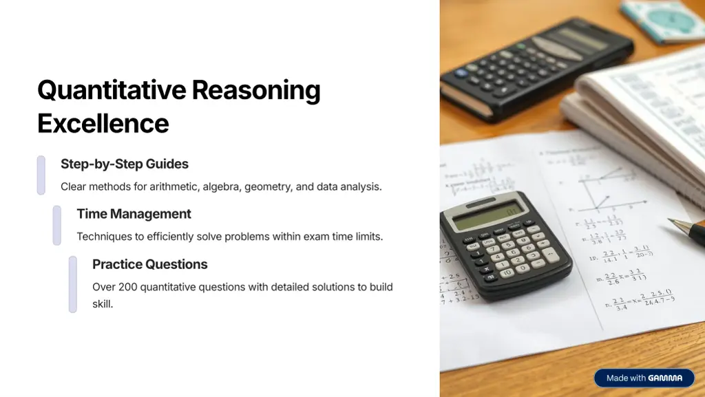 quantitative reasoning excellence