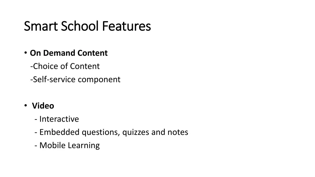 smart school features smart school features