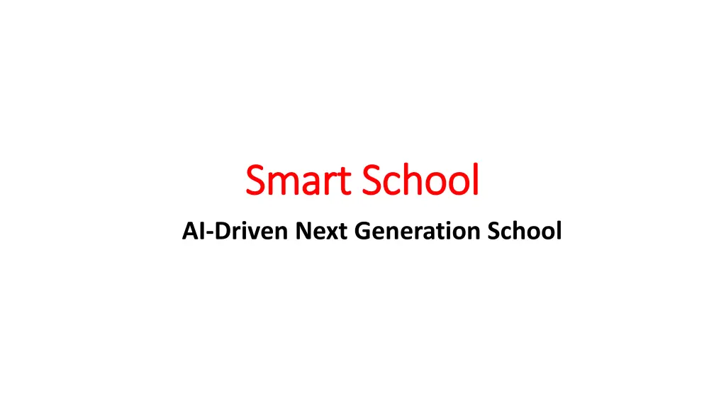 smart school smart school ai driven next