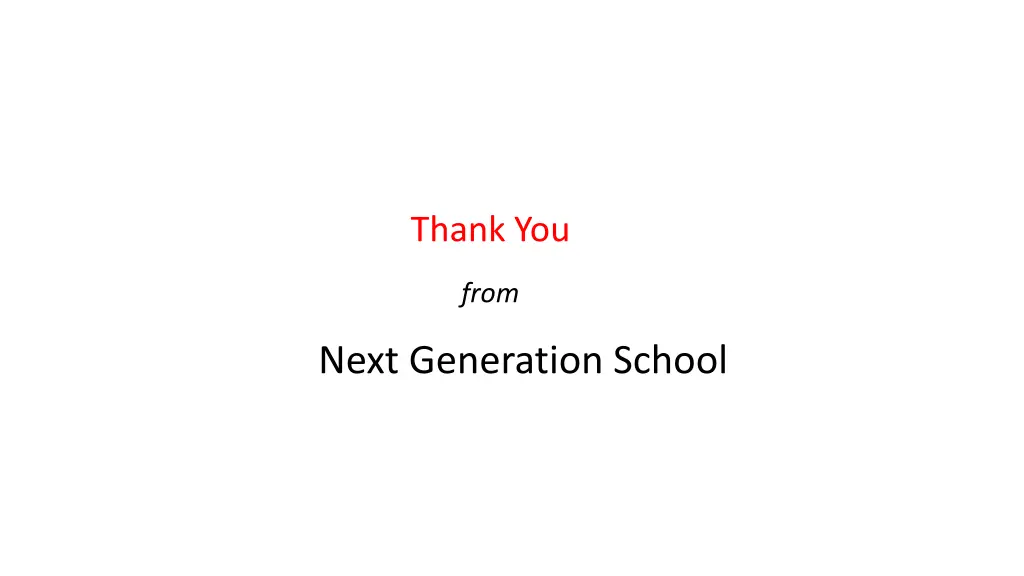 thank you