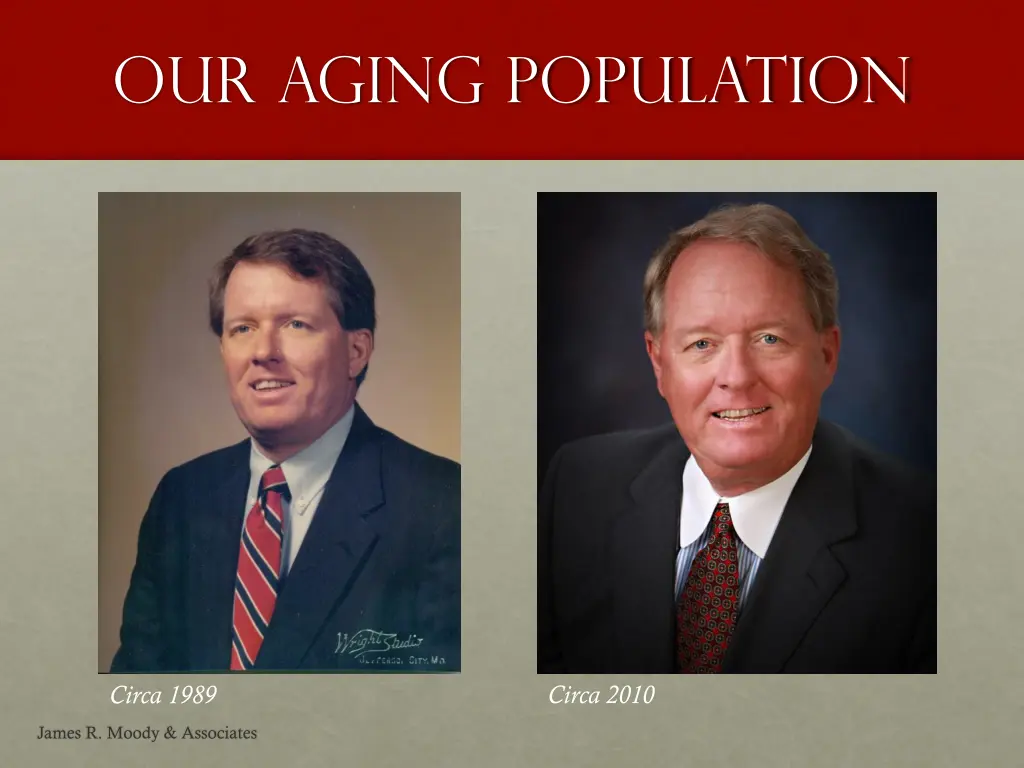 our aging population