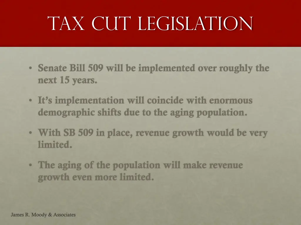 tax cut legislation