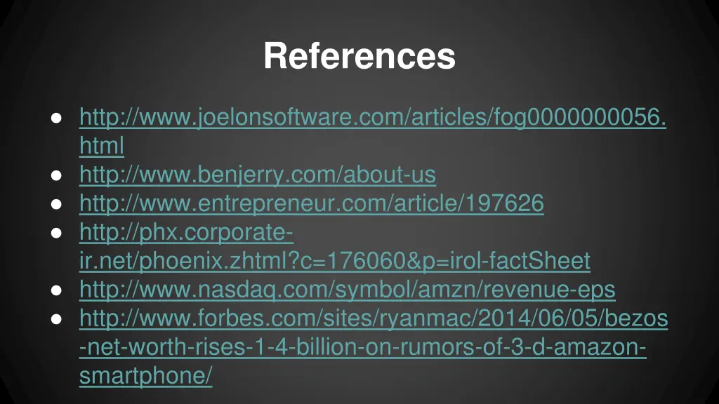 references