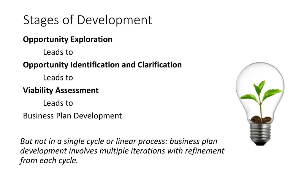 stages of development