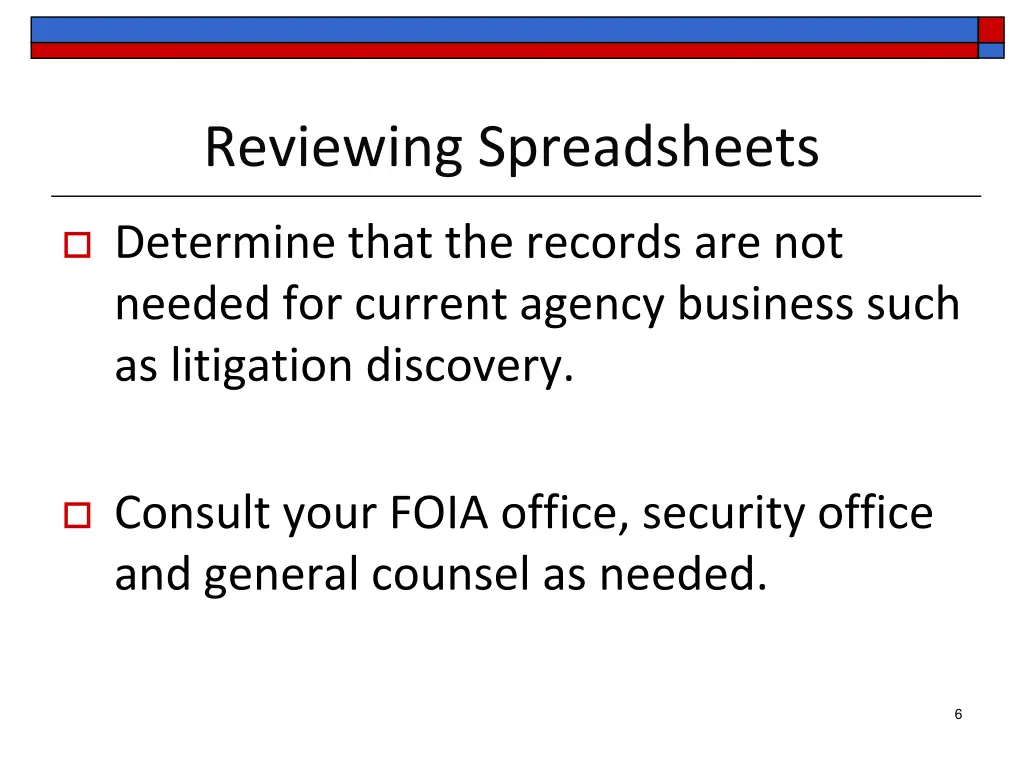 reviewing spreadsheets 1