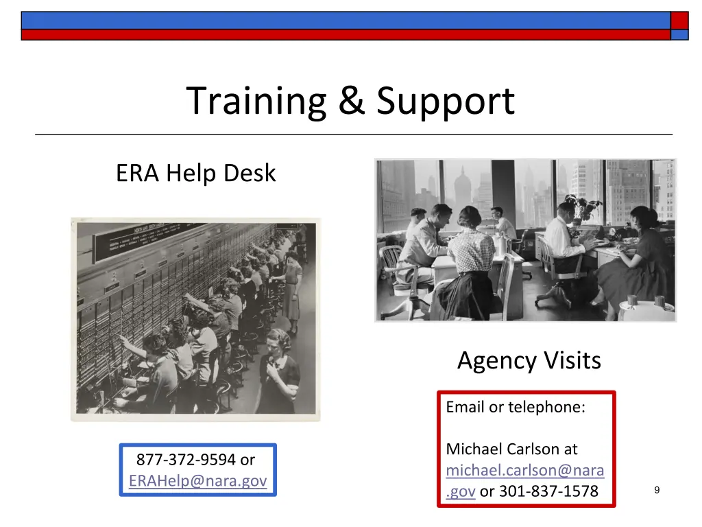 training support 1