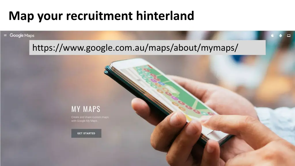 map your recruitment hinterland