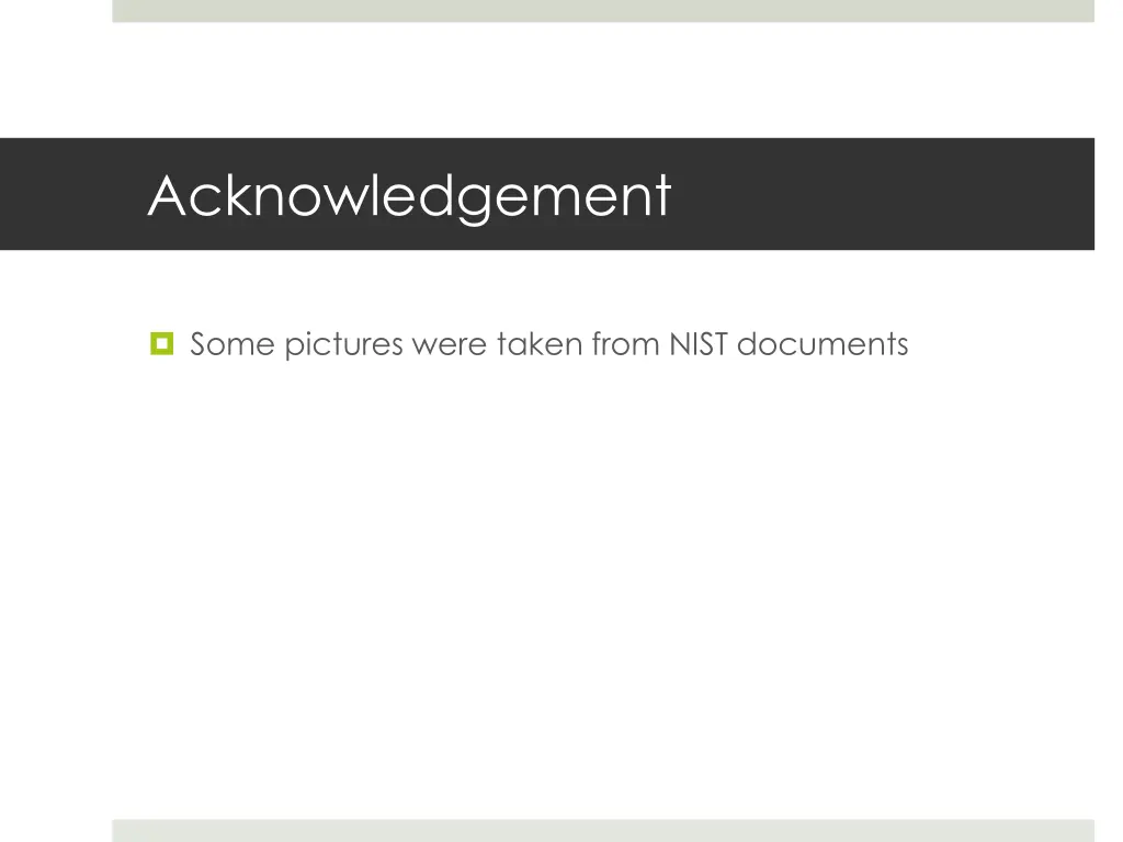 acknowledgement