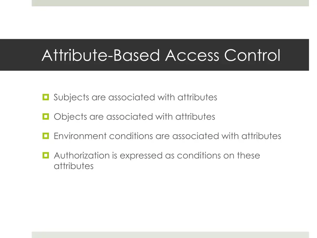 attribute based access control 2