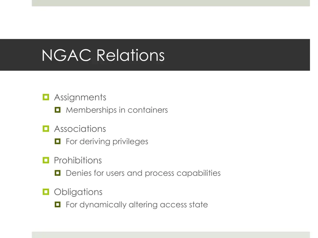 ngac relations