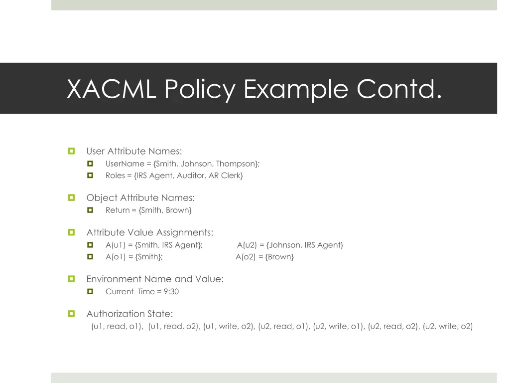 xacml policy example contd