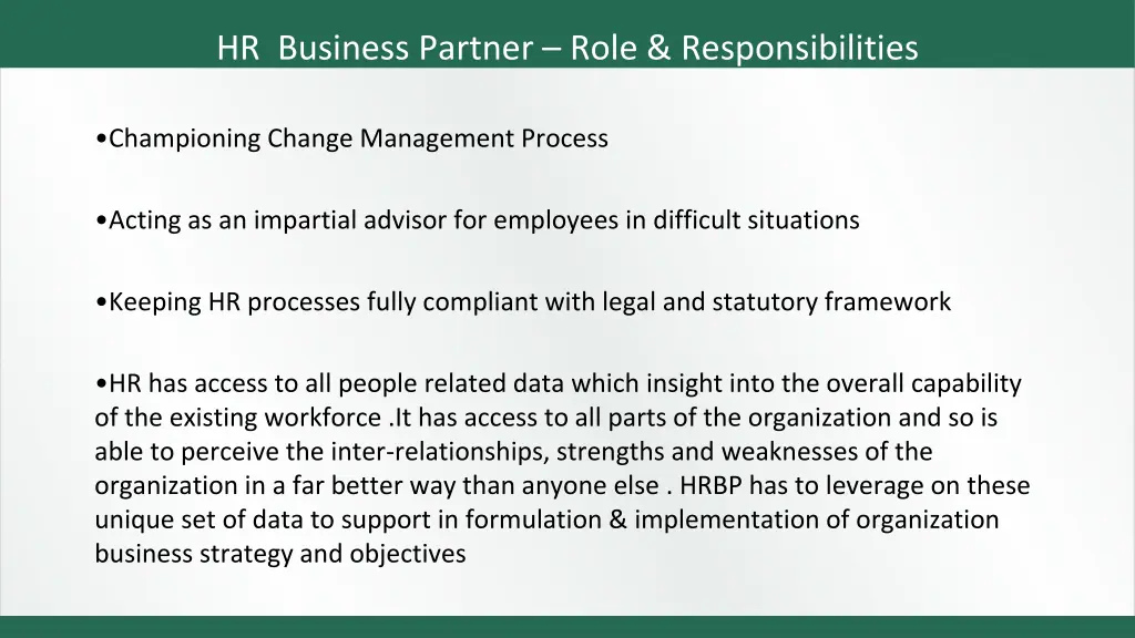 hr business partner role responsibilities 1