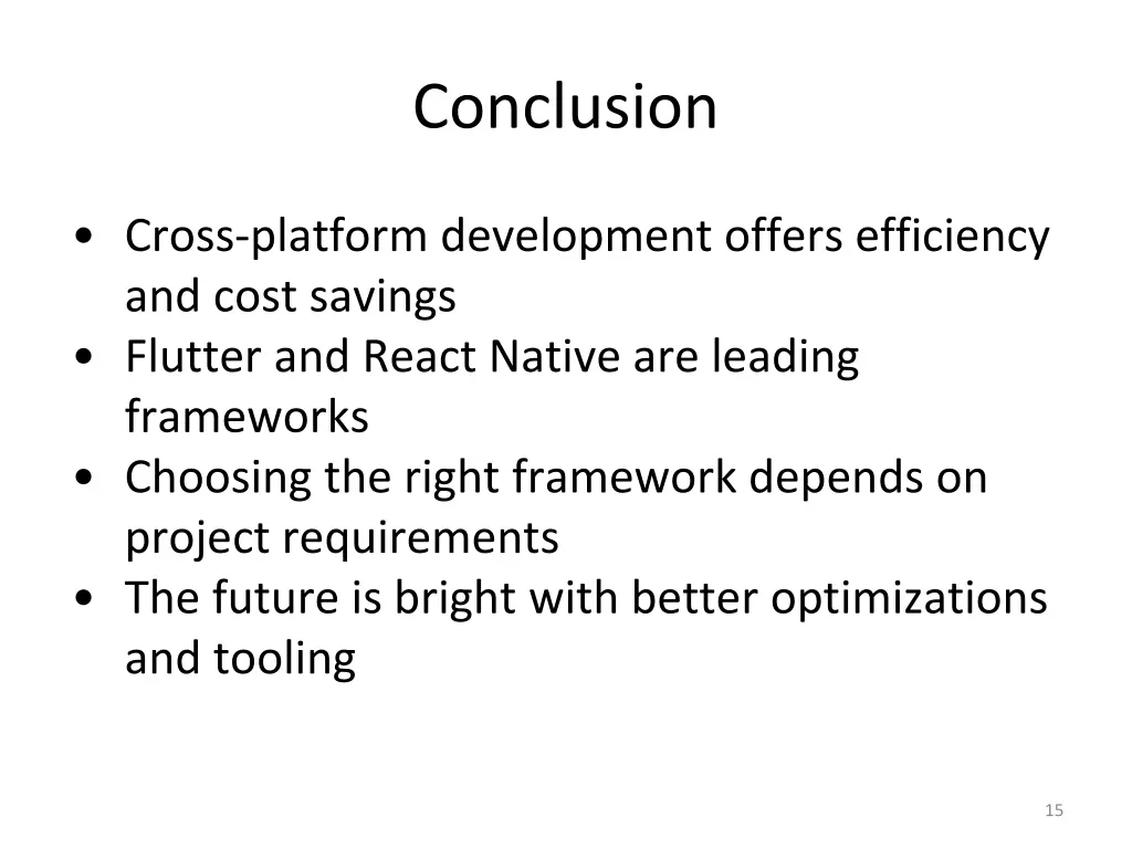 conclusion