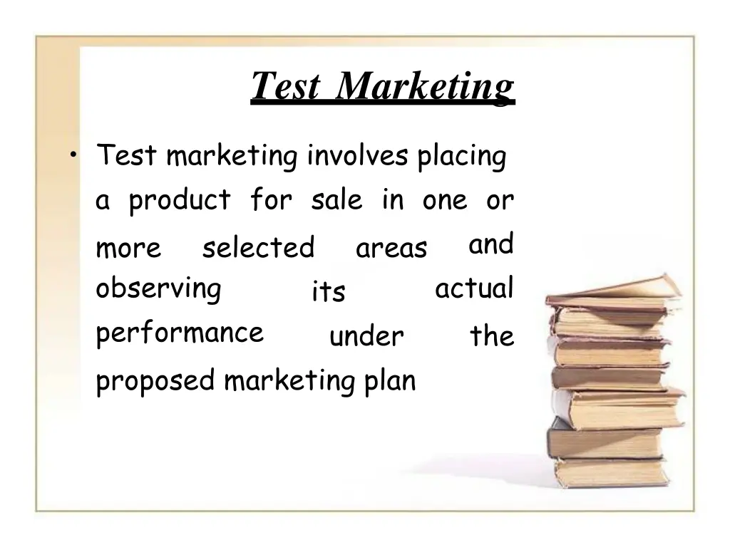 test marketing
